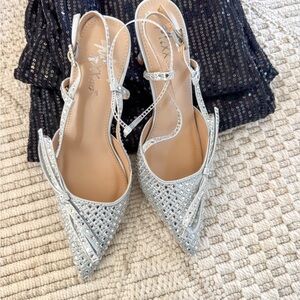 Elegant Silver Women's Shoes